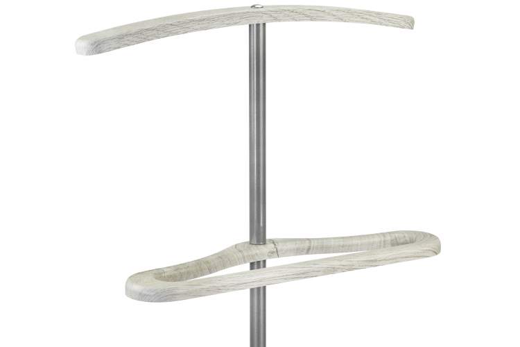 Вешалка костюмная Дэви 3 металлик/дуб дымчатый-3