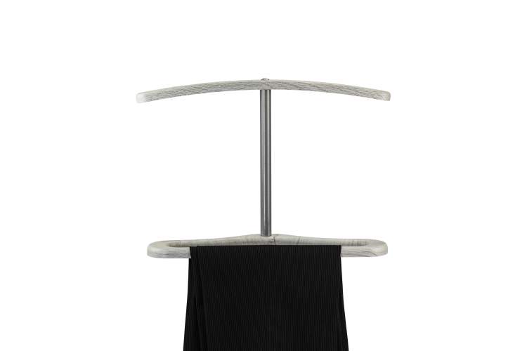 Вешалка костюмная Дэви 3 металлик/дуб дымчатый-4