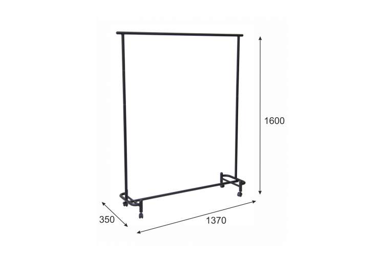 Вешалка напольная Пико 26 черный-11