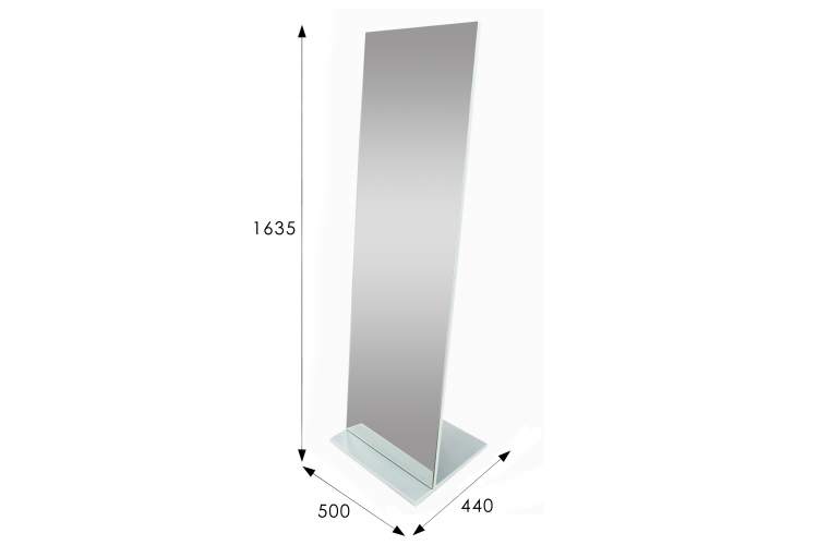 Зеркало напольное Стелла 2 белый 163,5 см x 50 см-10