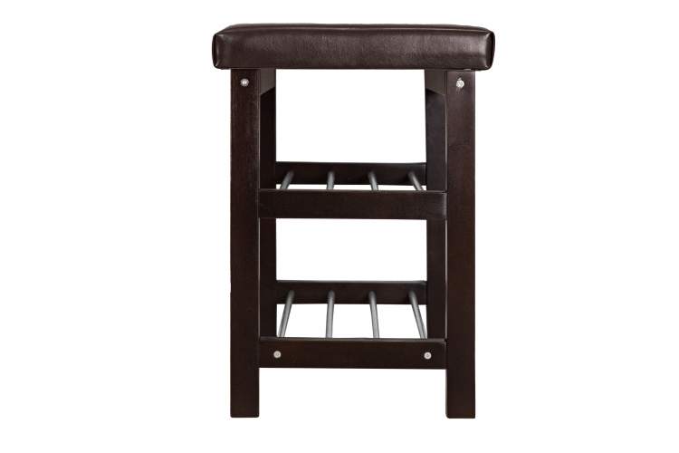 Банкетка BeautyStyle 4 темно-коричневый/экокожа коричневый-2