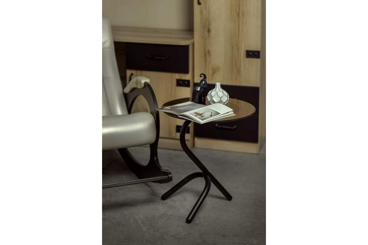 Стол журнальный Дуэт 5 черный/ тонированное-3