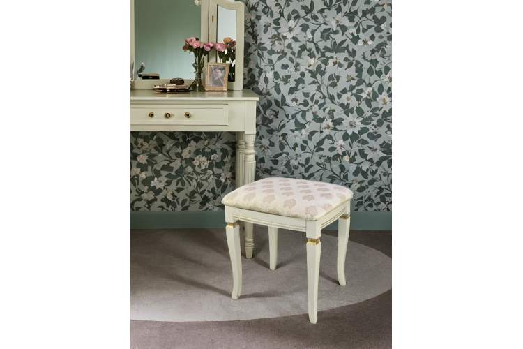 Банкетка Васко В 106Н слоновая кость/золото, Маркус ваниль-3