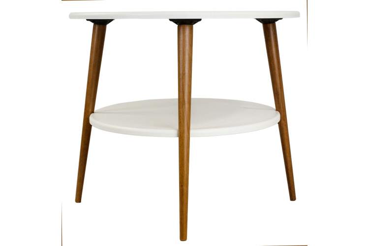 Стол журнальный BeautyStyle 29 белый/бук-2