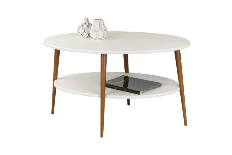 Стол журнальный BeautyStyle 29 белый/бук-5