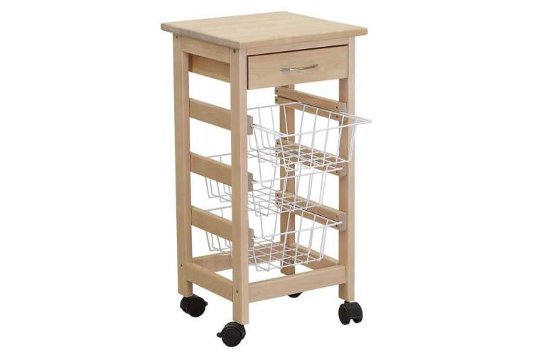 Тумба с ящиком и корзинами лак-5