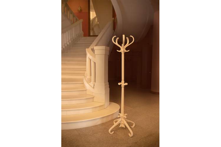 Вешалка напольная В 10Н белый ясень-5