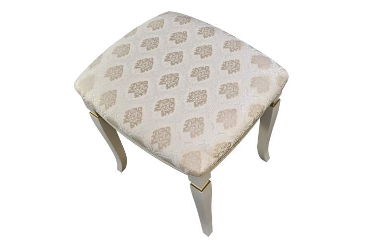 Банкетка Васко В 106Н слоновая кость/золото, Маркус ваниль-1