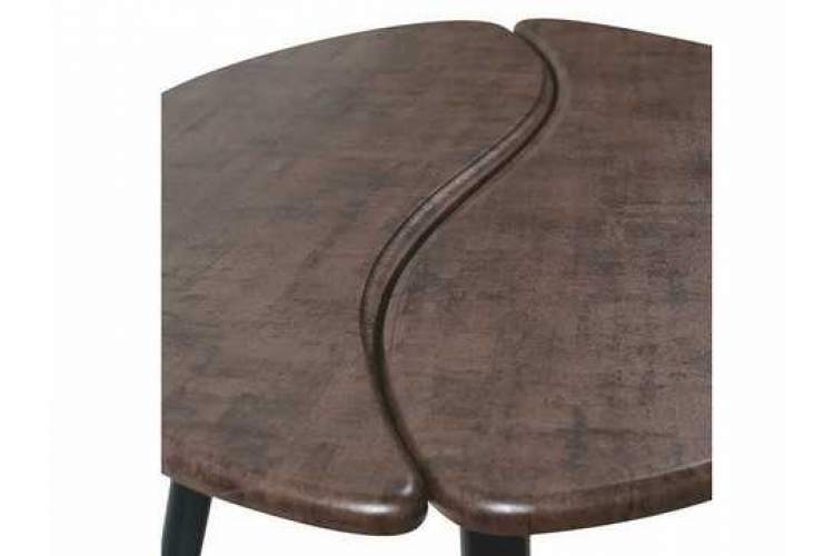 Стол журнальный Арабика браун/чёрный-1