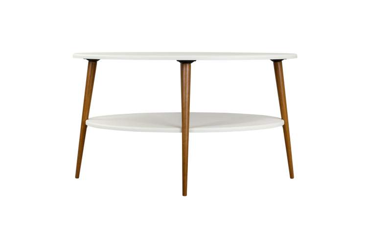 Стол журнальный BeautyStyle 29 белый/бук-1