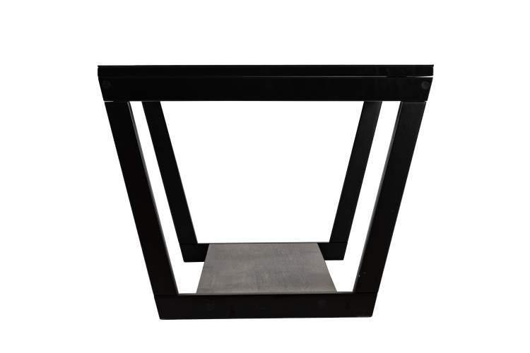 Стол журнальный BeautyStyle 31 дуб крымский состаренный/венге/стекло черное-4