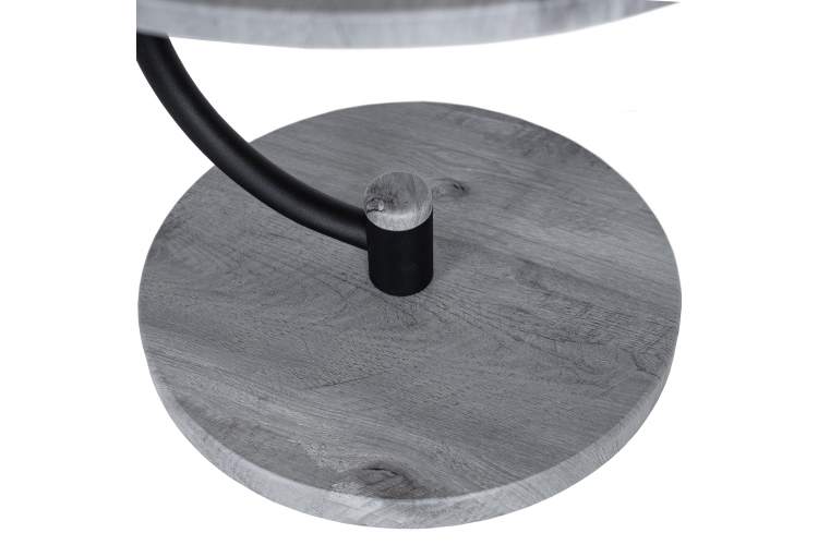 Стол журнальный Дуэт 13 черный/орех гикори грей-3