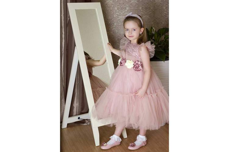 Зеркало напольное BeautyStyle 1 слоновая кость 130 см х 35 см-6