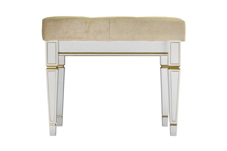 Банкетка Васко В 97Н белый ясень/золото-10