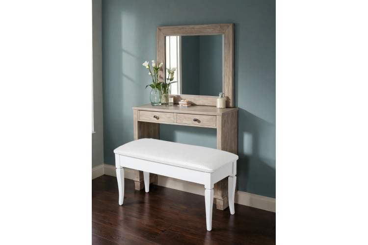 Банкетка Вивальди М с ящиком белый, ткань экокожа белый-10