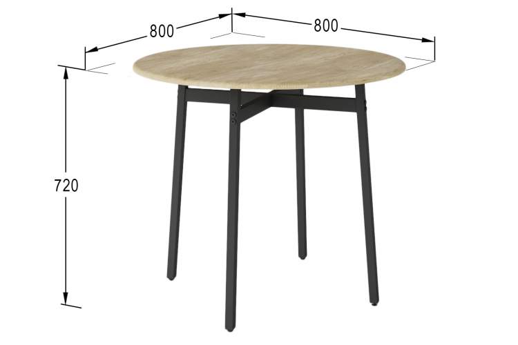 Стол обеденный Медисон дуб сонома-3