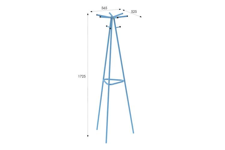Вешалка напольная Галилео 217 голубой-10