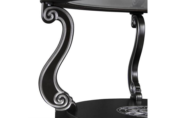 Стол журнальный Овация (С) венге/серебро-3