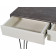 Стол-консоль Телфорд серый бетон/белый бетон