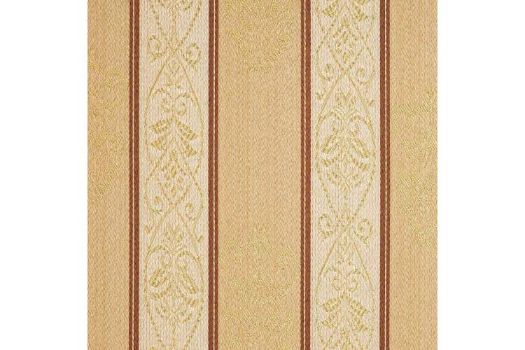 Банкетка Ретро с ящиком белый, ткань полоса бежевый-3