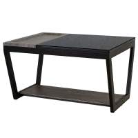 Стол журнальный BeautyStyle 31 дуб шоле графит/венге/стекло черное в гостиную Стол журнальный BeautyStyle 31 дуб шоле графит/венге/стекло черное в гостиную