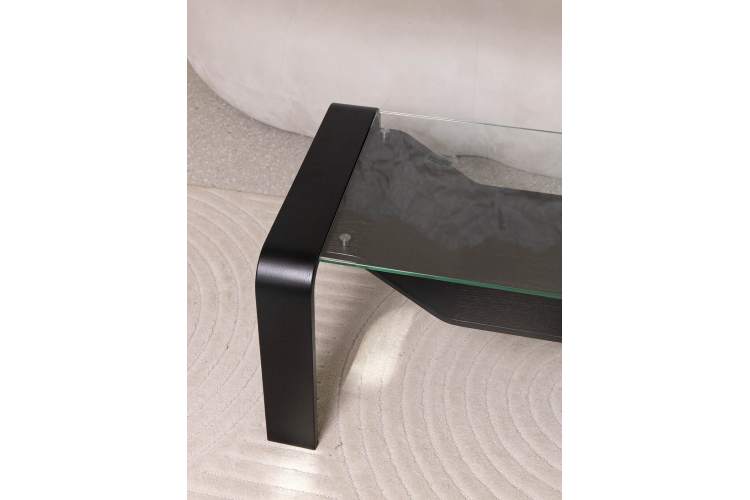 Стол журнальный Гурон 1 черный матовый-9