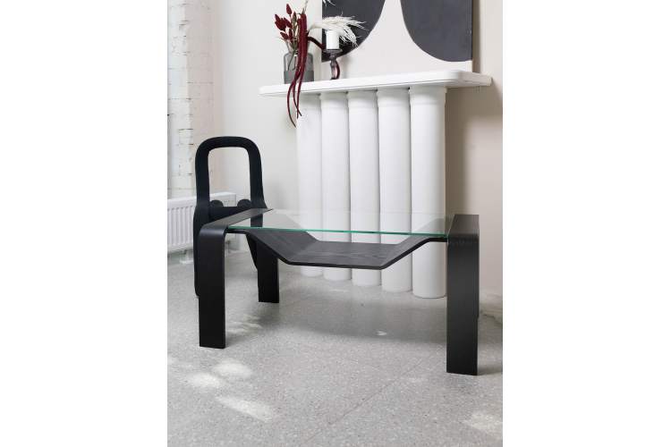 Стол журнальный Гурон 1 черный матовый-15