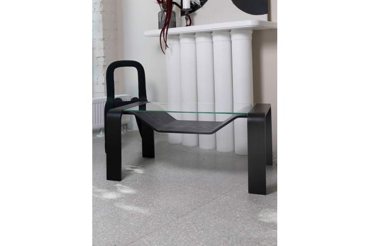 Стол журнальный Гурон 1 черный матовый-16