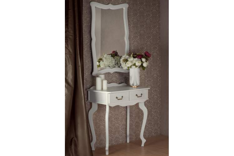 Зеркало навесное Берже 23 белый ясень 97 см х 67 см-6