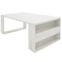 Стол журнальный BeautyStyle 25 дуб крафт белый/без стекла в гостиную