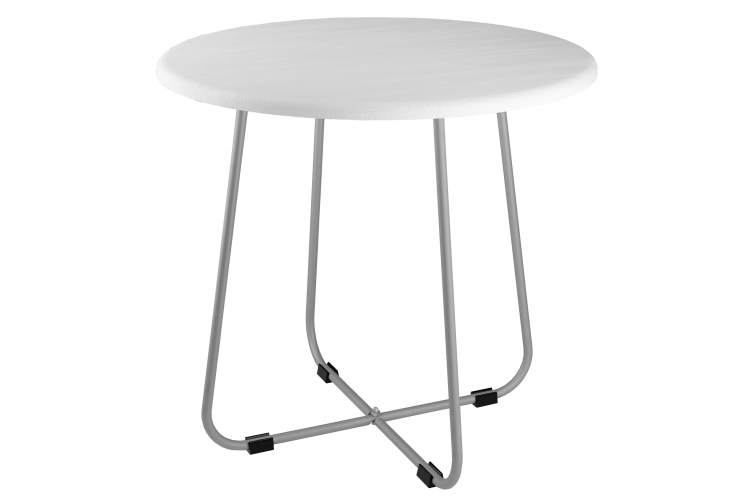 Стол журнальный BeautyStyle 14 белый/металлик