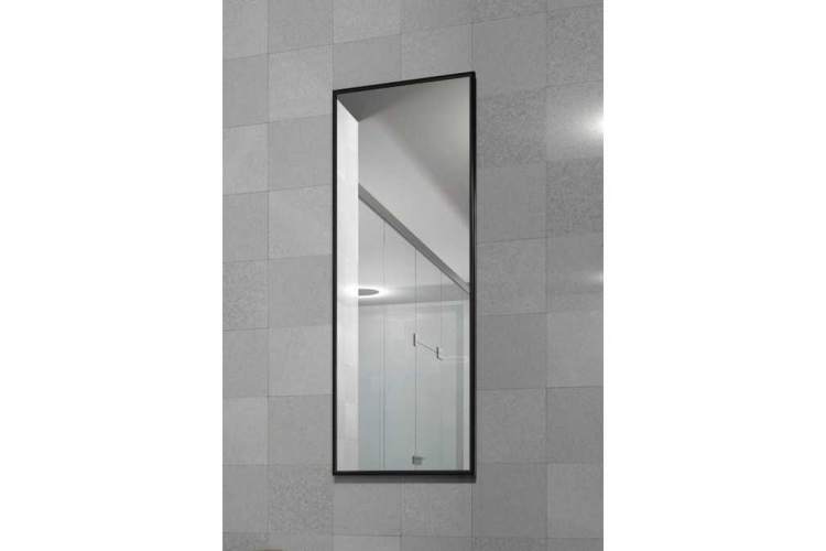 Зеркало настенное в раме Сельетта-6 ,черный 110 см х 40 см-2