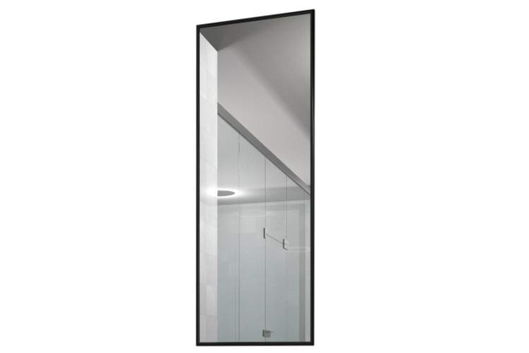 Зеркало настенное в раме Сельетта-6 ,черный 110 см х 40 см-3