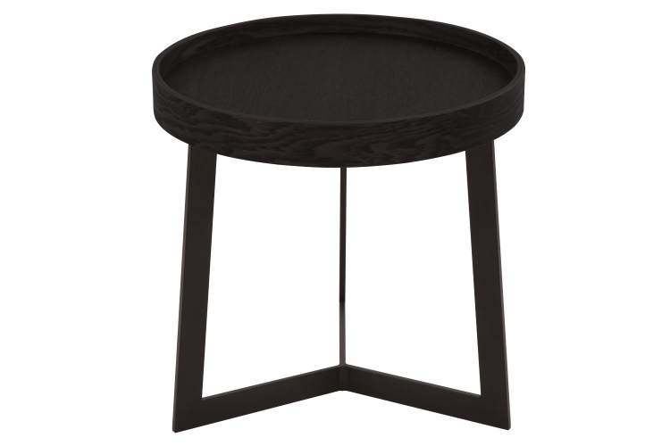 Стол журнальный Орбита 1 черный матовый