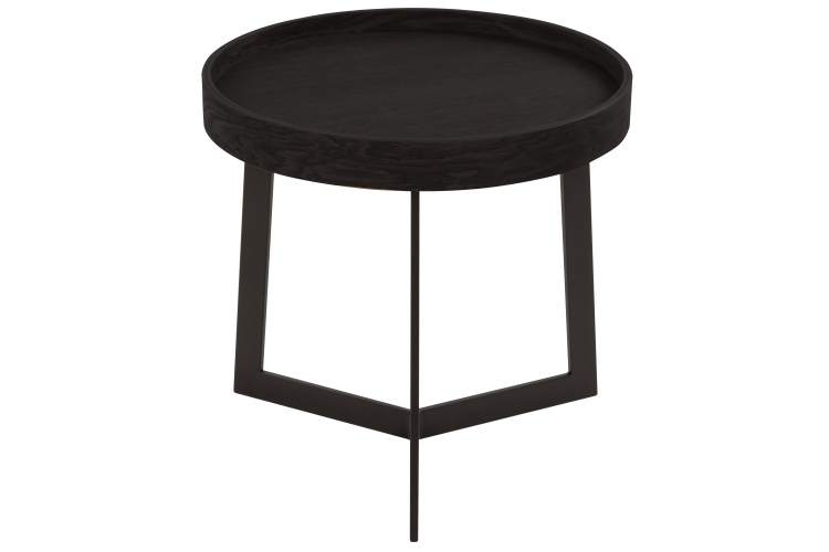 Стол журнальный Орбита 1 черный матовый-1