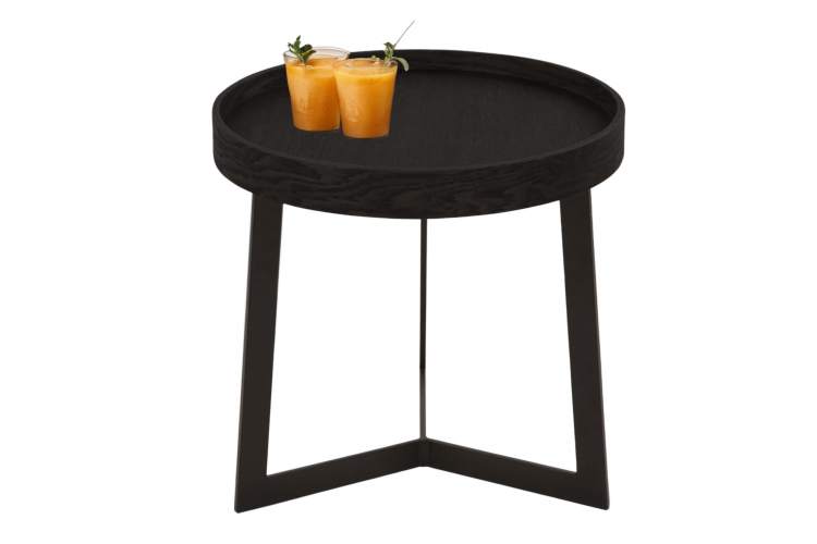 Стол журнальный Орбита 1 черный матовый-2
