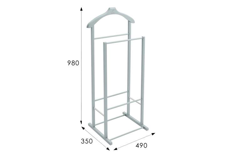 Вешалка костюмная В 27Н серый-3