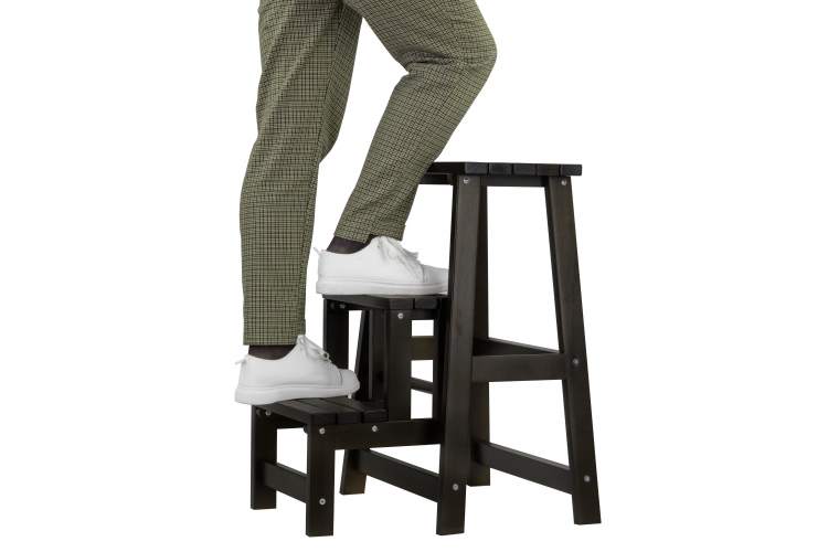 Табурет- стремянка венге-9