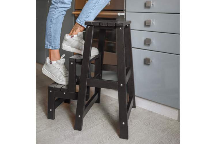 Табурет- стремянка венге-10