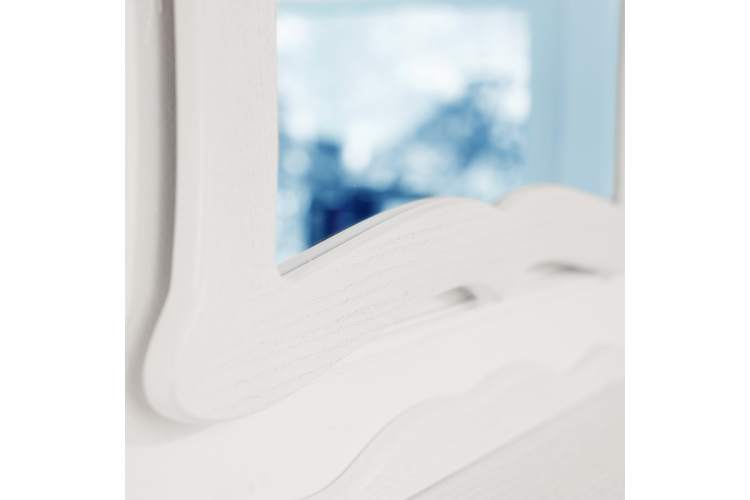 Зеркало навесное Берже 23 белый ясень 97 см х 67 см-3