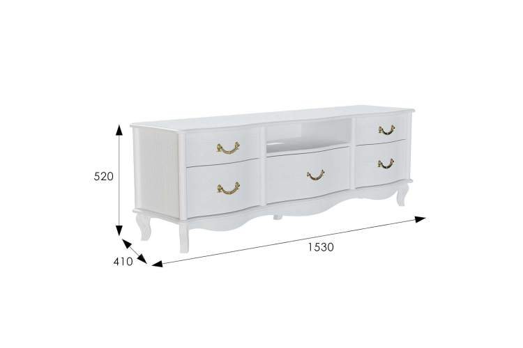 ТВ-тумба Джульетта-2 молочный дуб Л-1