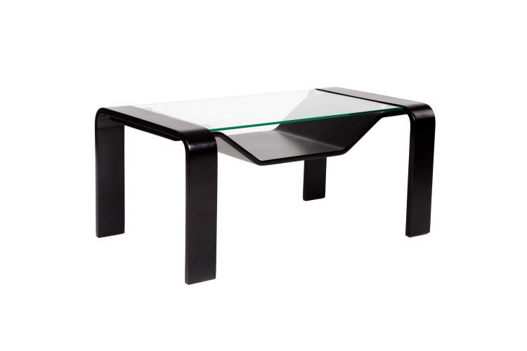 Стол журнальный Гурон 1 черный матовый