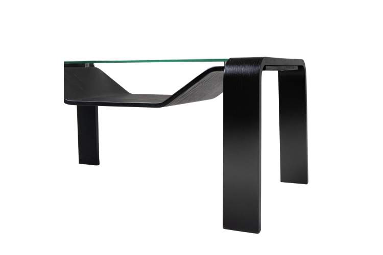 Стол журнальный Гурон 1 черный матовый-4