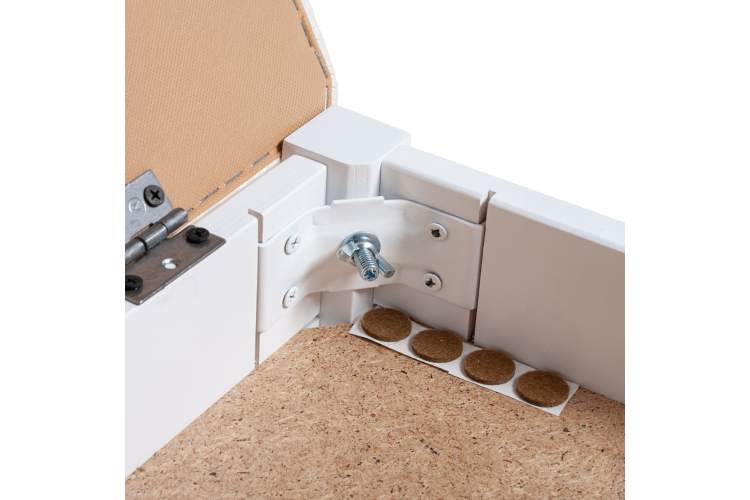 Банкетка Вивальди М с ящиком белый, ткань экокожа белый-3