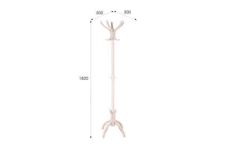 Вешалка напольная В 12Н белый ясень-4