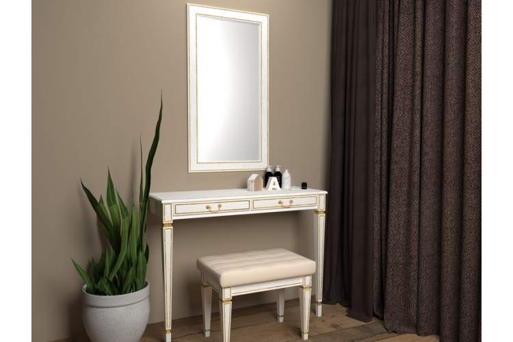 Банкетка Васко В 97Н белый ясень/золото-5