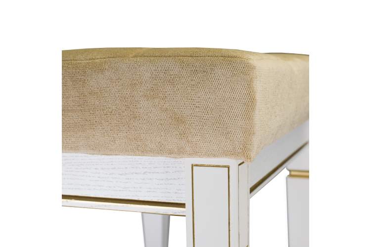 Банкетка Васко В 97Н белый ясень/золото-12