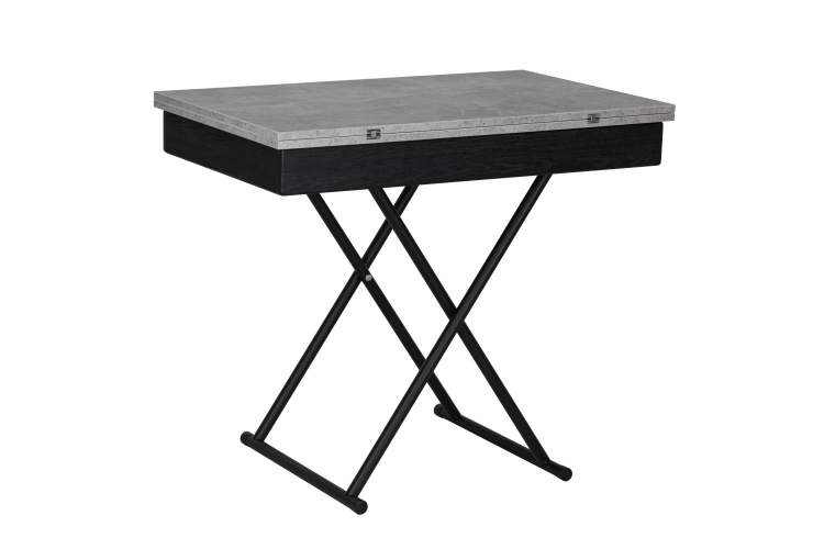 Стол-трансформер Лерон ателье светлое/черный-1