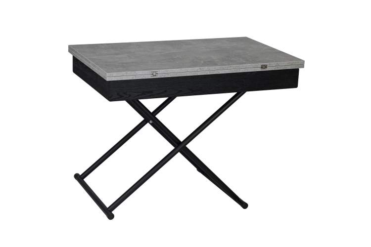 Стол-трансформер Лерон ателье светлое/черный-2