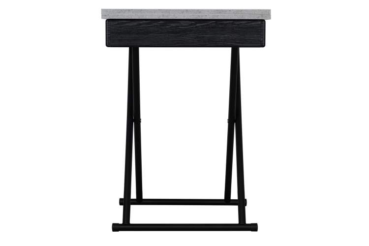 Стол-трансформер Лерон ателье светлое/черный-4